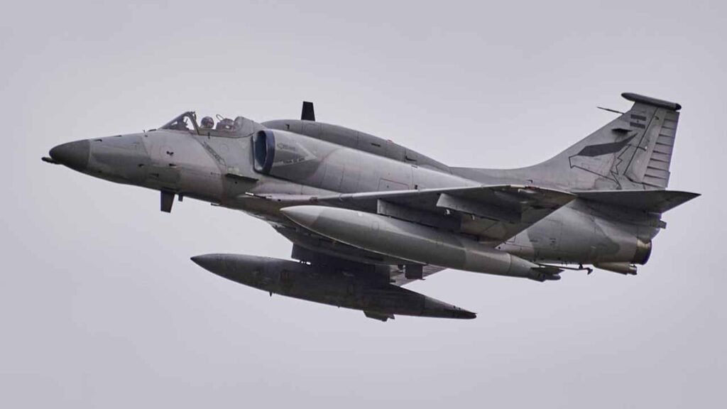 A-4 Fightinghawk . Foto: Fuerza Aérea Argentina