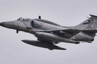 A-4 Fightinghawk . Foto: Fuerza Aérea Argentina