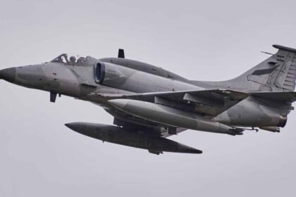 A-4 Fightinghawk . Foto: Fuerza Aérea Argentina