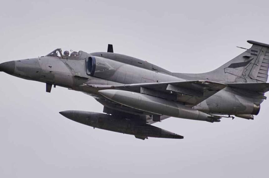 A-4 Fightinghawk . Foto: Fuerza Aérea Argentina