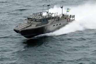 CB90 - Stridsbåt 90H. Foto: Saab